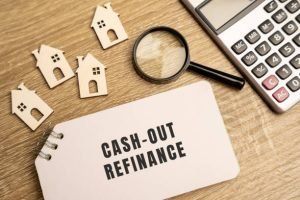 Cash-out refinance calculator for a loan in Riverton, UT, helping homeowners assess their refinancing options.