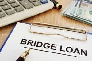 Infographic illustrating steps to obtain a bridge loan in New York, focusing on hard money lending options.